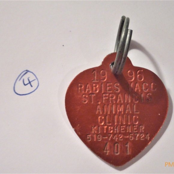 Kitchener DOG TAGS Pet ID Kitchener Dog Tag Vintage Dog Tag Pet Vintage Necklace - Picture 7 of 10
